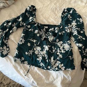 Abercrombie and Fitch floral top